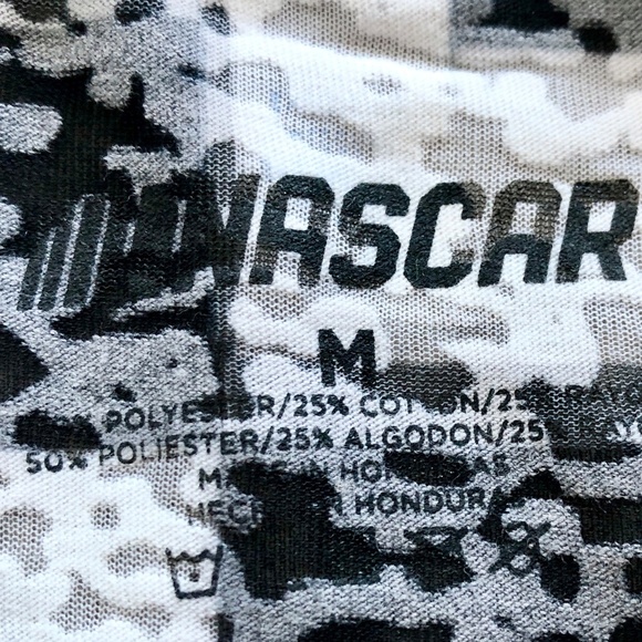 Nascar, Black and White Checkered, Racing T-Shirt, Womens, Size M, New With Tags - Picture 13 of 13